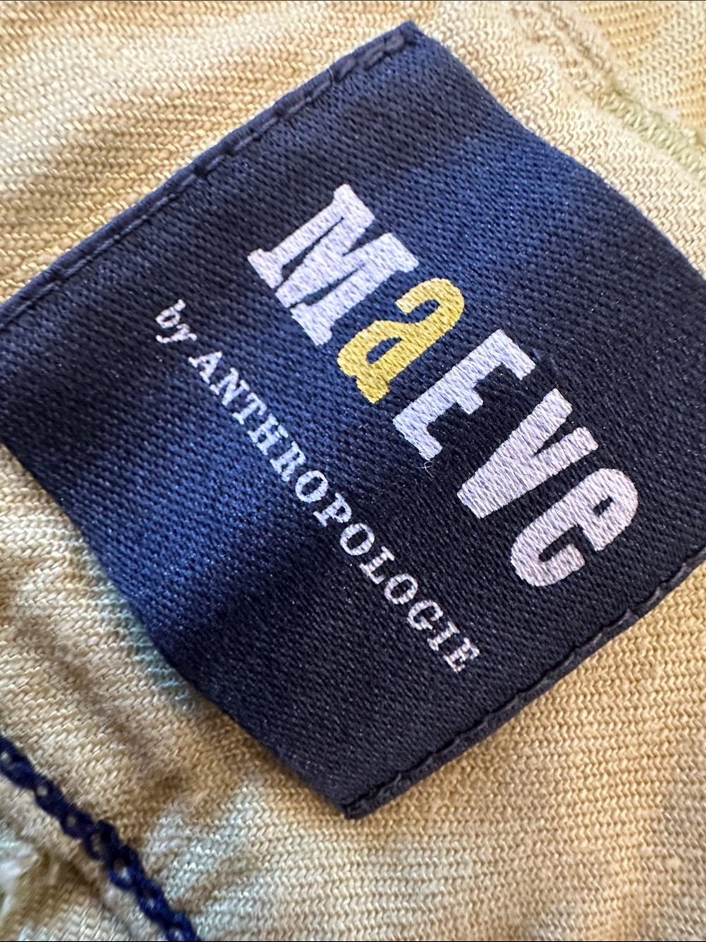 Anthropologie Maeve “The Colette” Chartreuse Green Linen Blend Pants Size 26 - Picture 7 of 8
